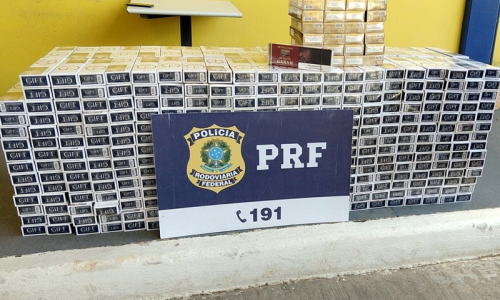 Mais de 6 mil maços de cigarros contrabandeados são apreendidos em Mafra