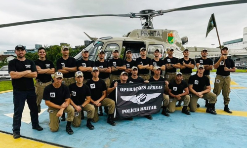 Rescue participa da formação de novos tripulantes operacionais da Polícia Militar de SC