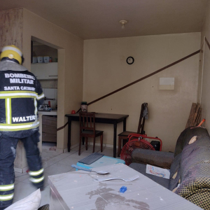 Homem tenta atear fogo em apartamento na Vila Ivete
