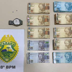 Polícia Militar recupera R$ 10 mil furtados de estabelecimento comercial em Rio Negro