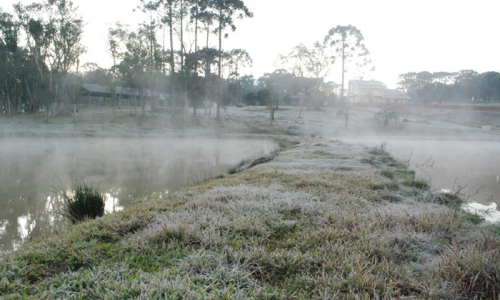 Frente fria provoca frio intenso na região