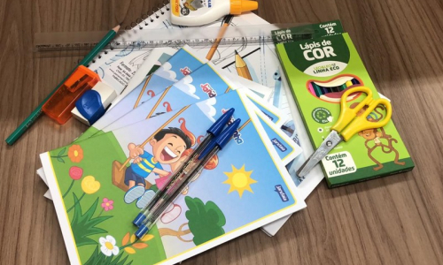 Alunos da rede municipal receberão material escolar gratuito em Campo do Tenente
