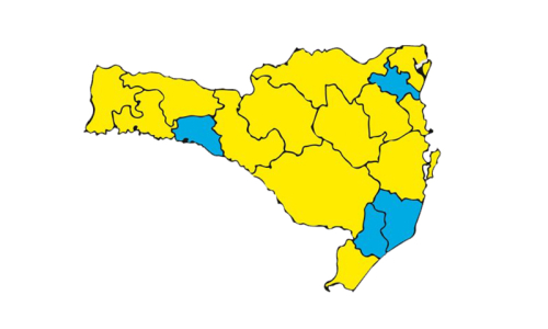 Mafra e Itaiópolis continuam no nível alto para a covid-19 em SC