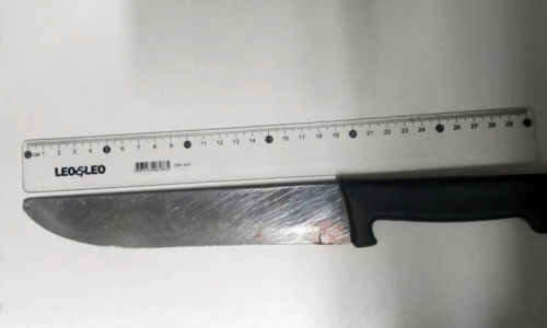 Adolescente armado com faca ameaça matar os pais em Mafra