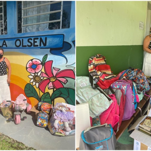Uninter contempla creches e escolas com doação de materiais escolares