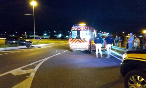 Homem fica ferido após colisão entre veículos na BR-116, em Mafra