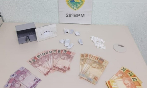 Suspeito de tráfico de drogas é preso no Campo do Gado