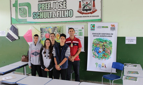 Alunos de Mafra terão aulas do projeto Sanitarista Junior da Cidasc