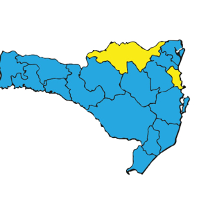 Planalto Norte retrocede ao nível alto para a covid-19 em Santa Catarina