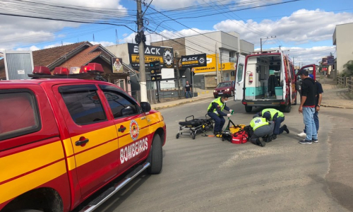 Motorista foge sem prestar socorro após colisão com moto na Vila Nova