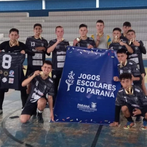 Rio Negro conquista ouro no Futsal dos Jogos Escolares do Paraná