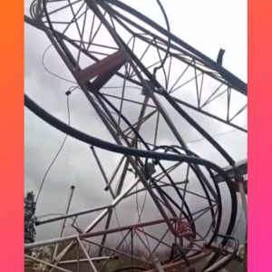 Temporal derruba torre das rádios Nova Era e São José de Mafra
