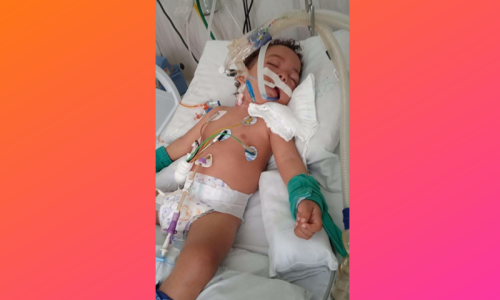 Casal de Itaiópolis cria vaquinha para ajudar filho com paralisia cerebral