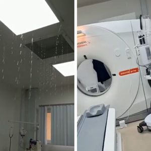 Vídeo: UTI do hospital de Mafra também é afetada pelo temporal