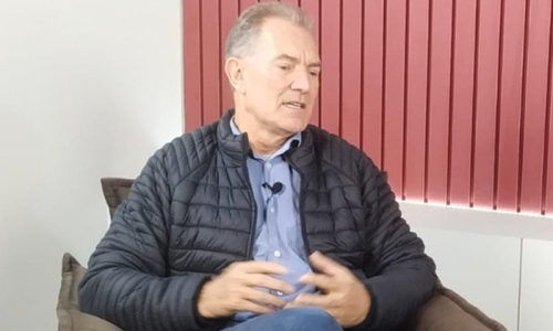 Pré-candidato ao governo de SC, Odair Tramontin, cumpre agenda na região