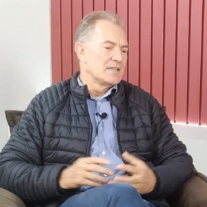 Pré-candidato ao governo de SC, Odair Tramontin, cumpre agenda na região