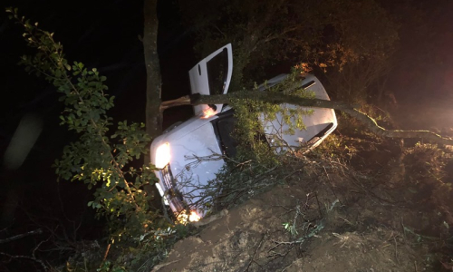 Motorista perde o controle de carro e causa acidente na SC 114, em Itaiópolis