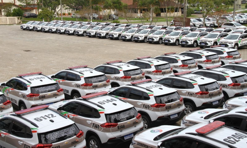 Batalhão da PM de Mafra é contemplado com novas viaturas e equipamentos