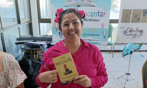 Professora mafrense participa de festival de contação de histórias na Bahia