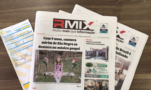 Leitor do Riomafra Mix pode assinar jornal impresso com a conta de energia