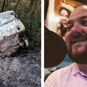 Radialista de Canoinhas é encontrado morto próximo de carro incendiado