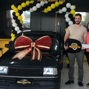 Norberto Multimarcas completa 4 anos com sorteio de Chevette; conheça o ganhador