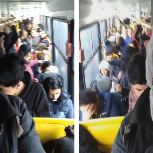 Passageiro denuncia superlotação em ônibus da linha Faxinal/Bom Jesus