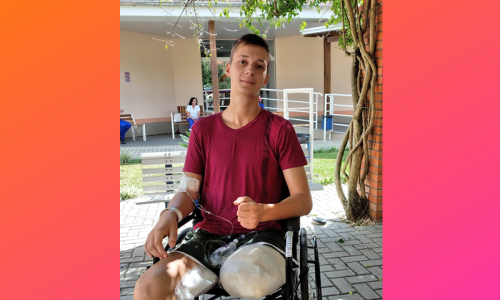 Jovem que teve perna amputada supera meta de arrecadação para compra de prótese