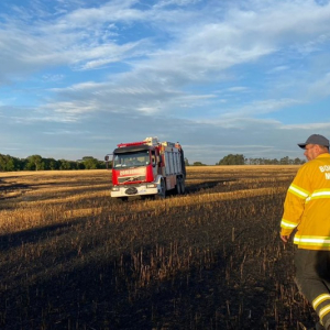 Incêndio atinge área de lavoura no interior de Mafra
