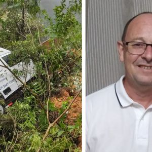 Mafrense sobrevive a deslizamento na BR-376, em Guaratuba