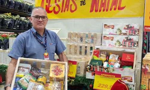 Em oferta no Compre Mais, cestas de Natal a partir de R$ 39,90 e em 10 vezes sem juros