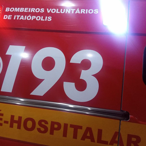 Homem fica ferido após sofrer queda de motocicleta em Itaiópolis