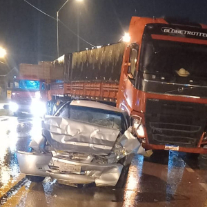 Motorista de Mafra morre em colisão frontal com carreta na BR-116