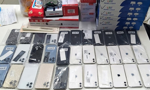 PRF apreende mais de R$ 204 mil em celulares e eletrônicos em duas abordagens na BR-116