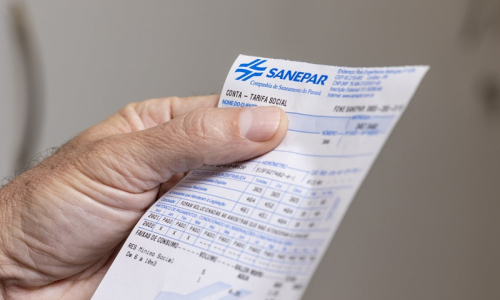 Sanepar propõe aumento de 8,47% na conta de água