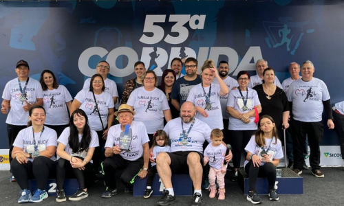 Família de Wilson Buch recebe homenagem durante Corrida Rústica