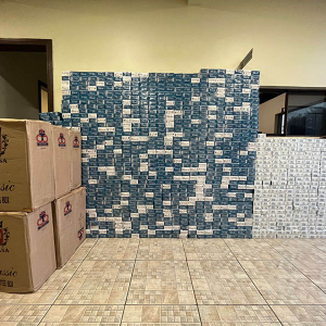 Mais de 1500 maços de cigarros contrabandeados são apreendidos