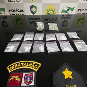 Homem é preso suspeito de tráfico de drogas durante ação policial