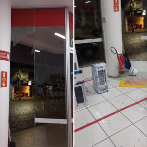 Criminosos arrombam loja e furtam aparelhos eletrônicos