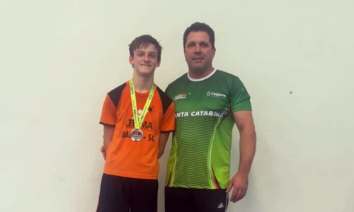 Atleta mafrense de badminton é vice-campeão dos Jogos Escolares de SC
