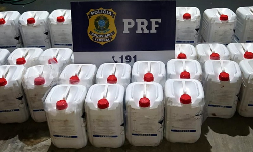 680 litros de agrotóxico contrabandeado são apreendidos na BR-116