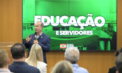 Educação: Jorginho Mello anuncia concurso público para 10 mil servidores