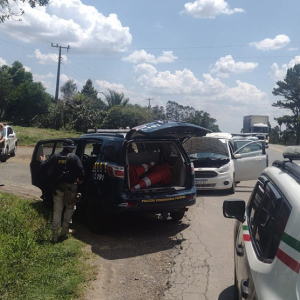 Após perseguição, fugitivos de cadeia pública são capturados na BR-280