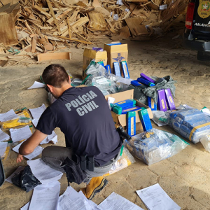 250 quilos de drogas são incinerados pela Polícia Civil