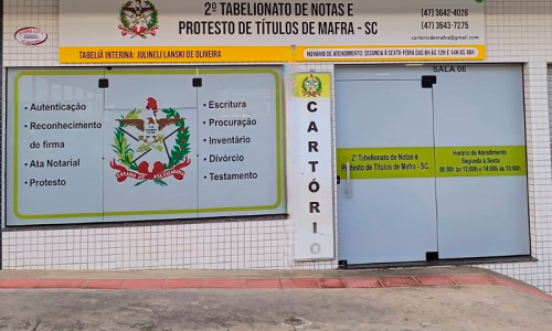 Cartório informa mudança de endereço