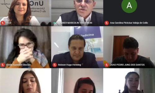 UnC promove aula magna online a calouros do curso de Medicina