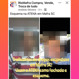 Atena é alvo de ‘fake news’ em print que circula nas redes sociais