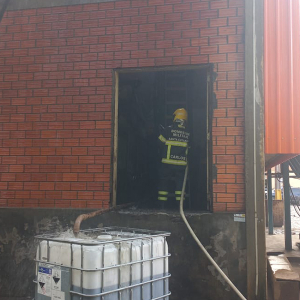 Princípio de incêndio atinge empresa no São Lourenço