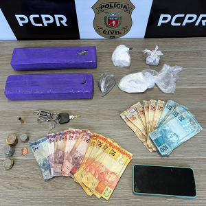 Dupla é presa pela Polícia Civil suspeita de tráfico de drogas