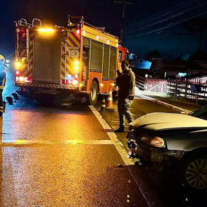 Motorista fica ferido após saída de pista na BR-280